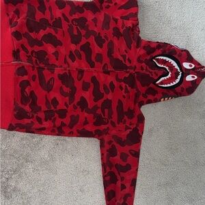 Bape Red Camo hoodie